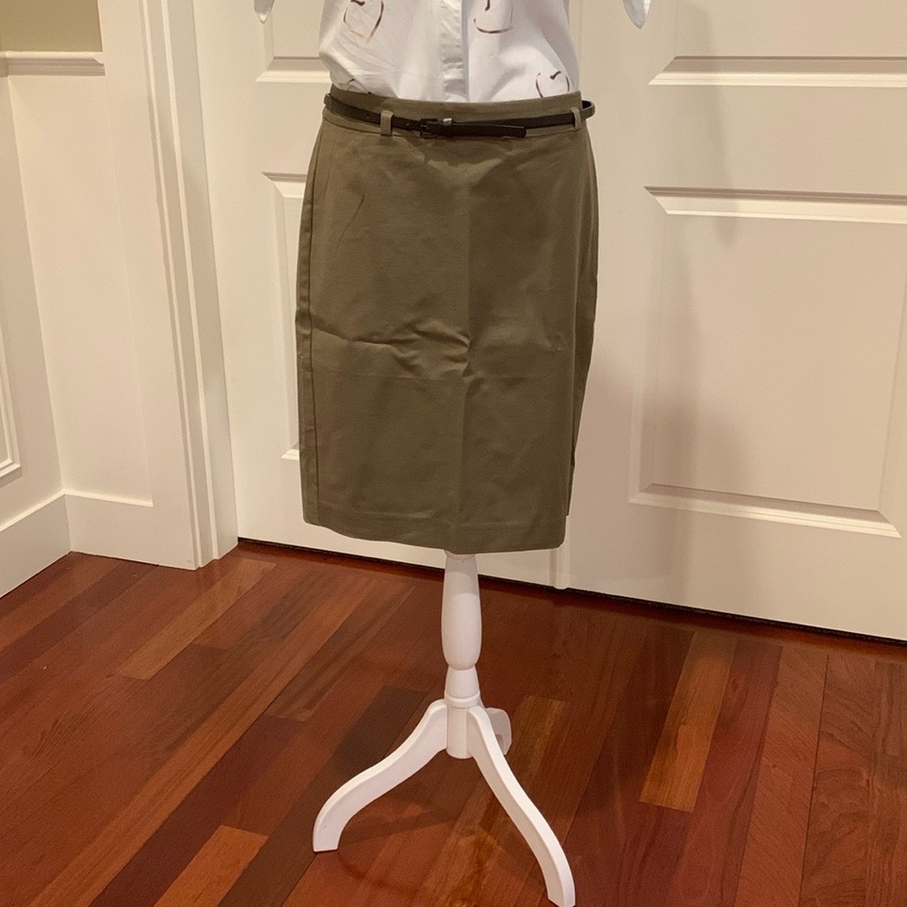 Two Dressbarn Pencil Skirts in khaki and black